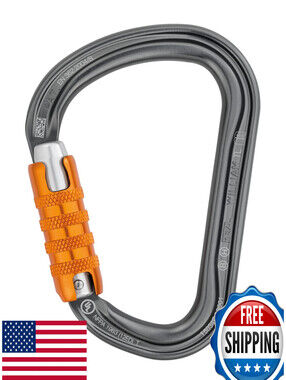 PETZL William TRIACT-Lock Gray Carabiner